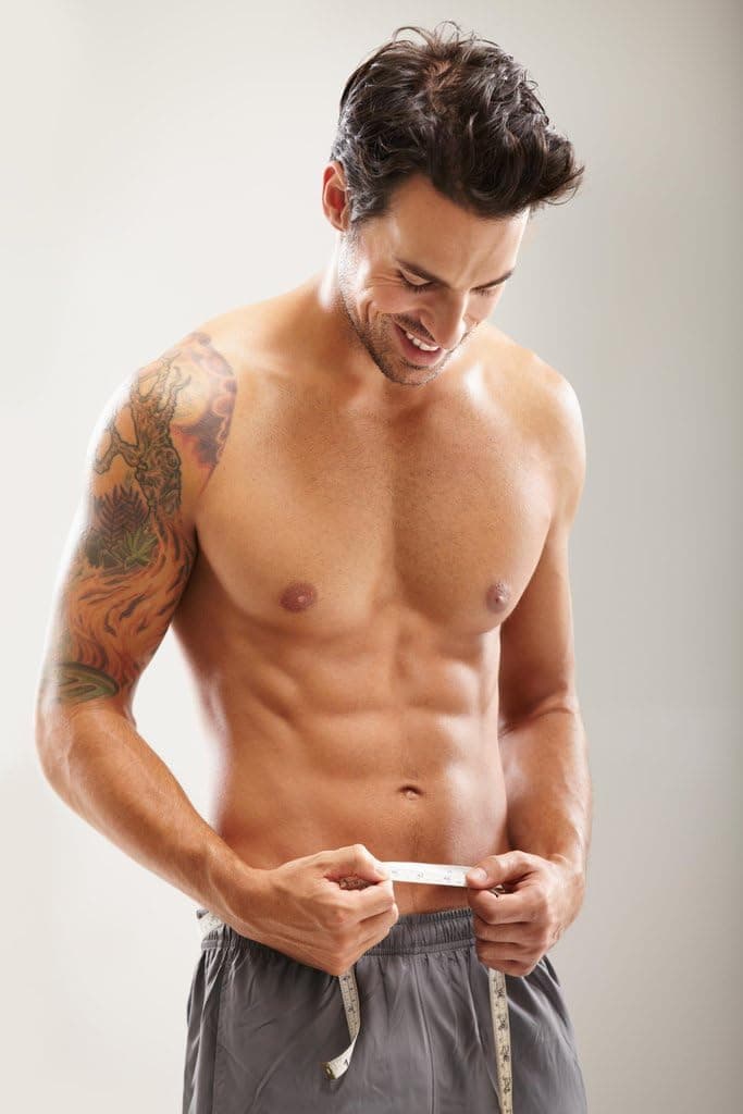 Hot Guy Proud of His Rock Hard Abs Photo Photograph Cool Wall Decor Art Print Poster 12x18