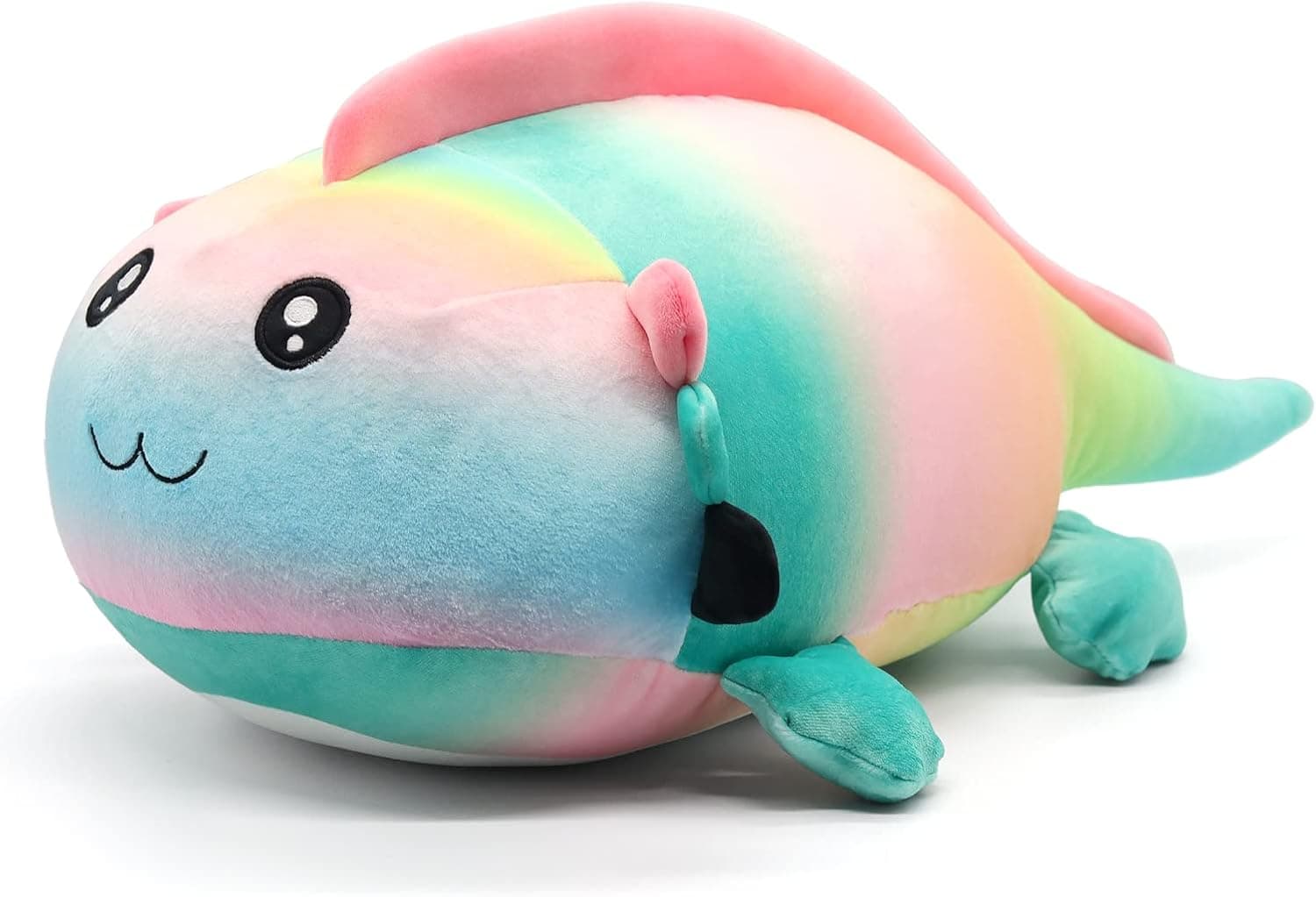 Zuicxlsy Axolotl Plush Toy, 17.8in Stuffed Animal Plushie Pillow Soft Doll Toy for Kids, Squishy Colorful Birthday Cute Home Decoration Gifts Everyone
