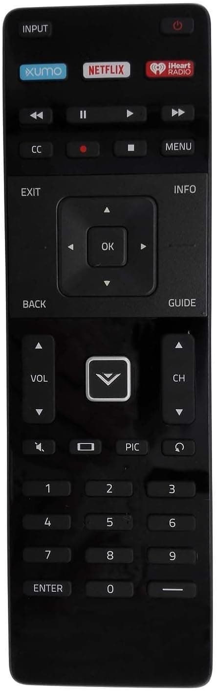 TV remote for New Vizio XRT122 Remote control with XUMO/Netflix/IheartRadio keys LED smart TV