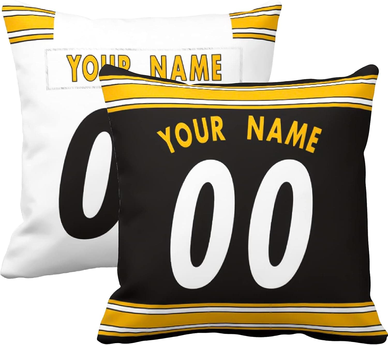ANTKING Throw Pillow 2 Packs Custom Any Name and Number for Men Youth Boy Gift