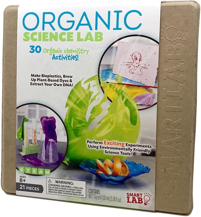 SmartLab Toys Organic Science Lab with 30 Organic Chemistry Activities