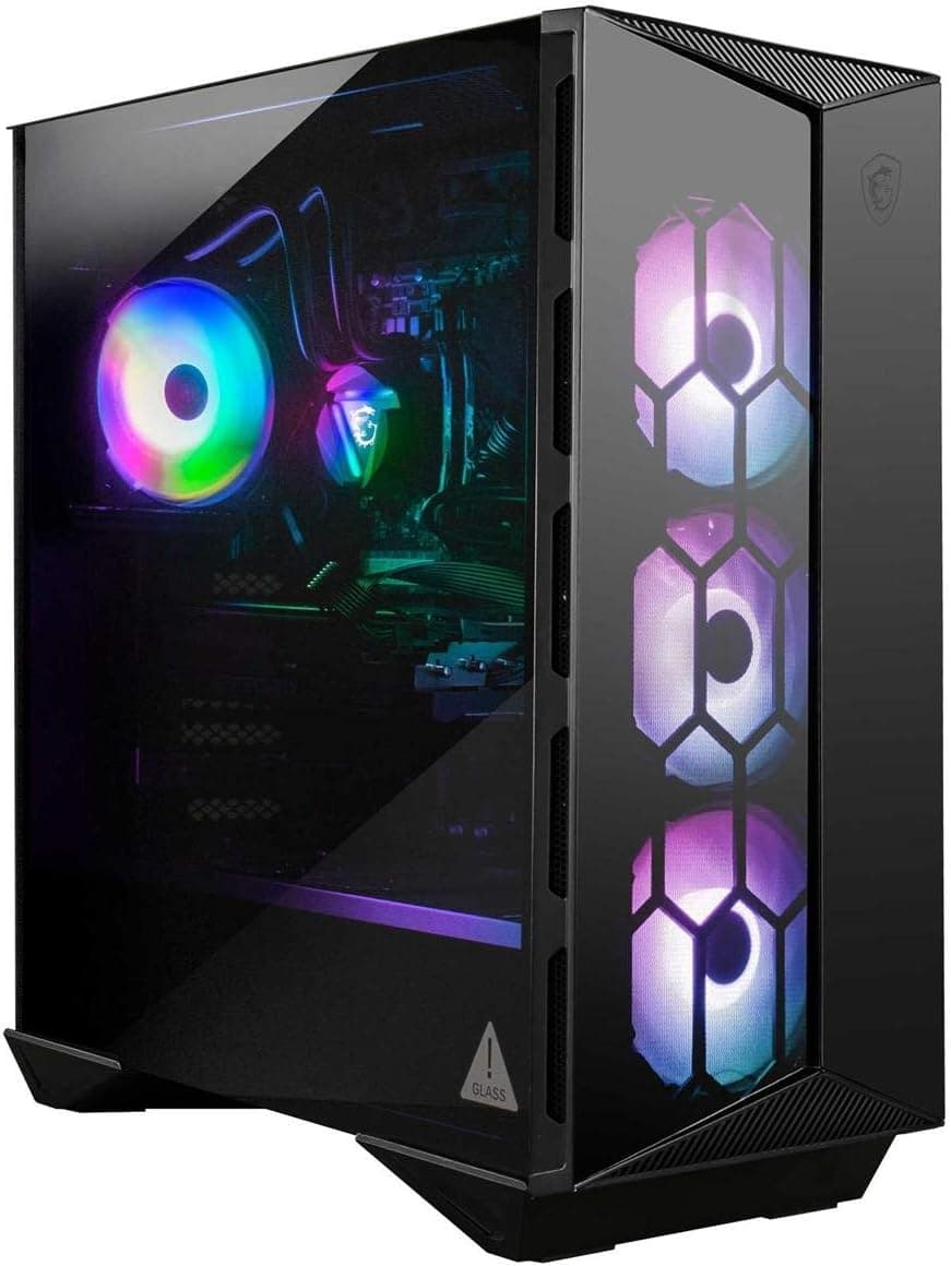 MSI Aegis RS 10SD-014US High-End Full Tower Desktop Intel Core i7-10700KF Processor RTX 2070Super 8GB GDDR6 16GB DDR4 1TB SSD WiFi 6 Windows 10 Home VR Ready