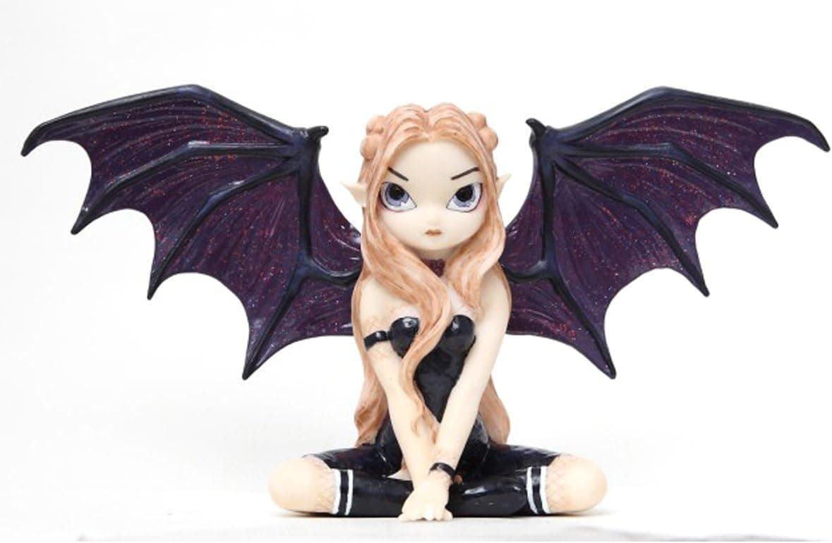PTC 9.38 Inch US Edition Sitting Notre Dame Fairy Girl Figurine Statue