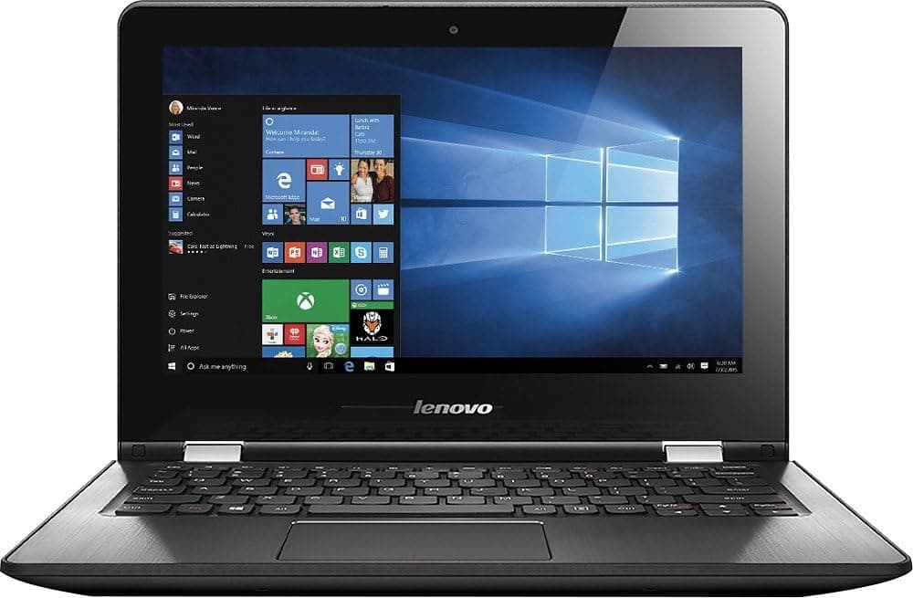 Lenovo - Flex 3 1130 2-in-1 11.6" Touch-Screen Laptop - Intel Celeron - 2GB Memory - 64GB Solid State Drive - Win 10 - Black