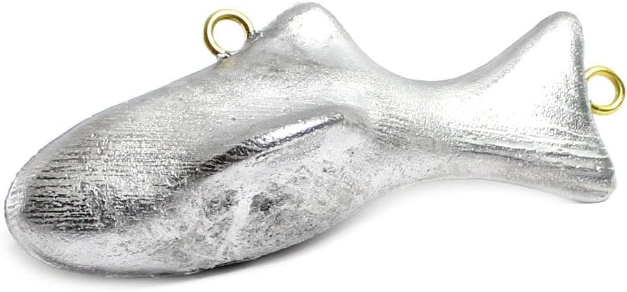 The Tackle Room Downrigger Weight | Uncoated Dredge Fish (8)