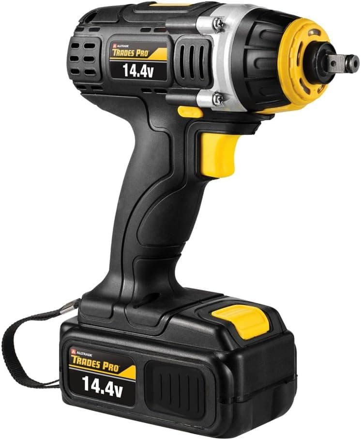 Tradespro 837886 14.4V 3/8" Drive Cordless Impact Wrench Kit
