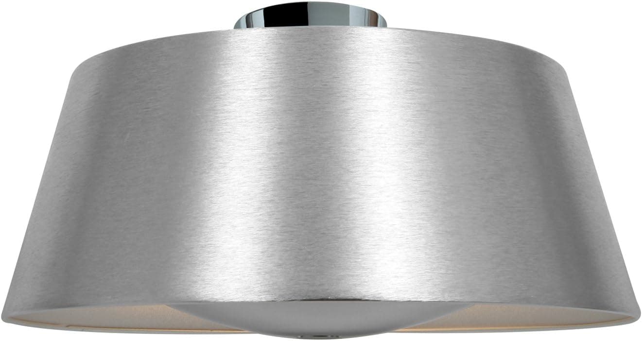 SoHo - Flush Mount - Brushed Silver Finish
