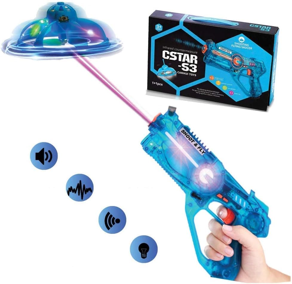 shoot&fly Gun Game Blaster as a Remote Control Drone, Toy Gun with an Quadcopter, Top Toys 2020, Toy Gun for Boys and Girls , Christmas Toys 2020(Set1)
