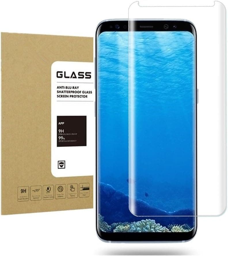 Onexix Galaxy S8 Tempered Glass Screen Protector, 9H Hardness[HD Clear] [Bubble Free] Anti-Scratches Easy Installation Premium Screen Protector for Samsung Galaxy S8 Clear