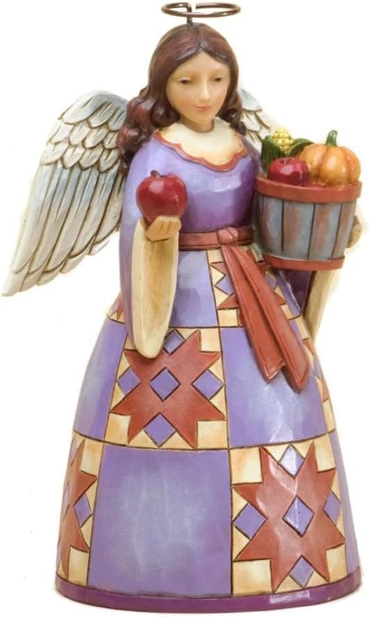 Enesco Jim Shore Heartwood Creek Pint Sized Harvest Angel Figurine, 5.2-Inch