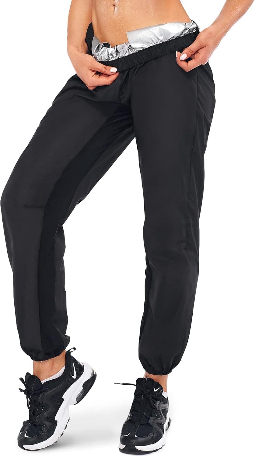 SUNACGO Sauna Suit for Women Sweat Jacket Waist Trainer Sweat Suit Stylish Hoodie Shirt for Gym Sports