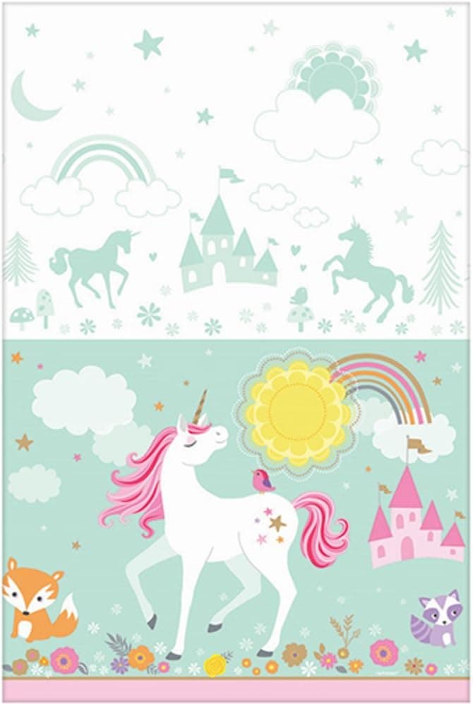 Magical Unicorn Plastic Table Cover (1ct)