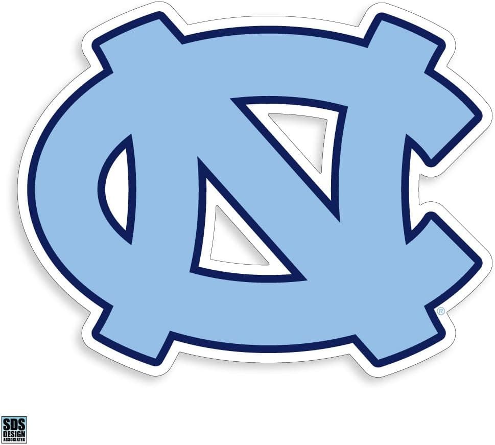 North Carolina Tarheels 3" UNC Logo Auto Decal
