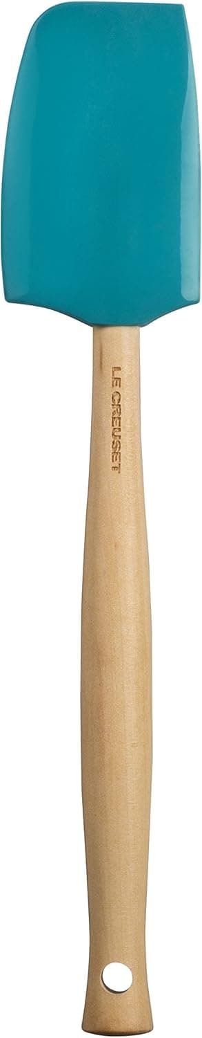 Le Creuset Silicone Craft Series Medium Spatula, 11 1/8" x 2 1/4", Caribbean