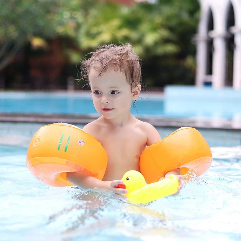 Free Swimming Baby Inflatable Swim Arm Bands Floatation Sleeves Water Wings Swimming Arm Floats for Children and Adults