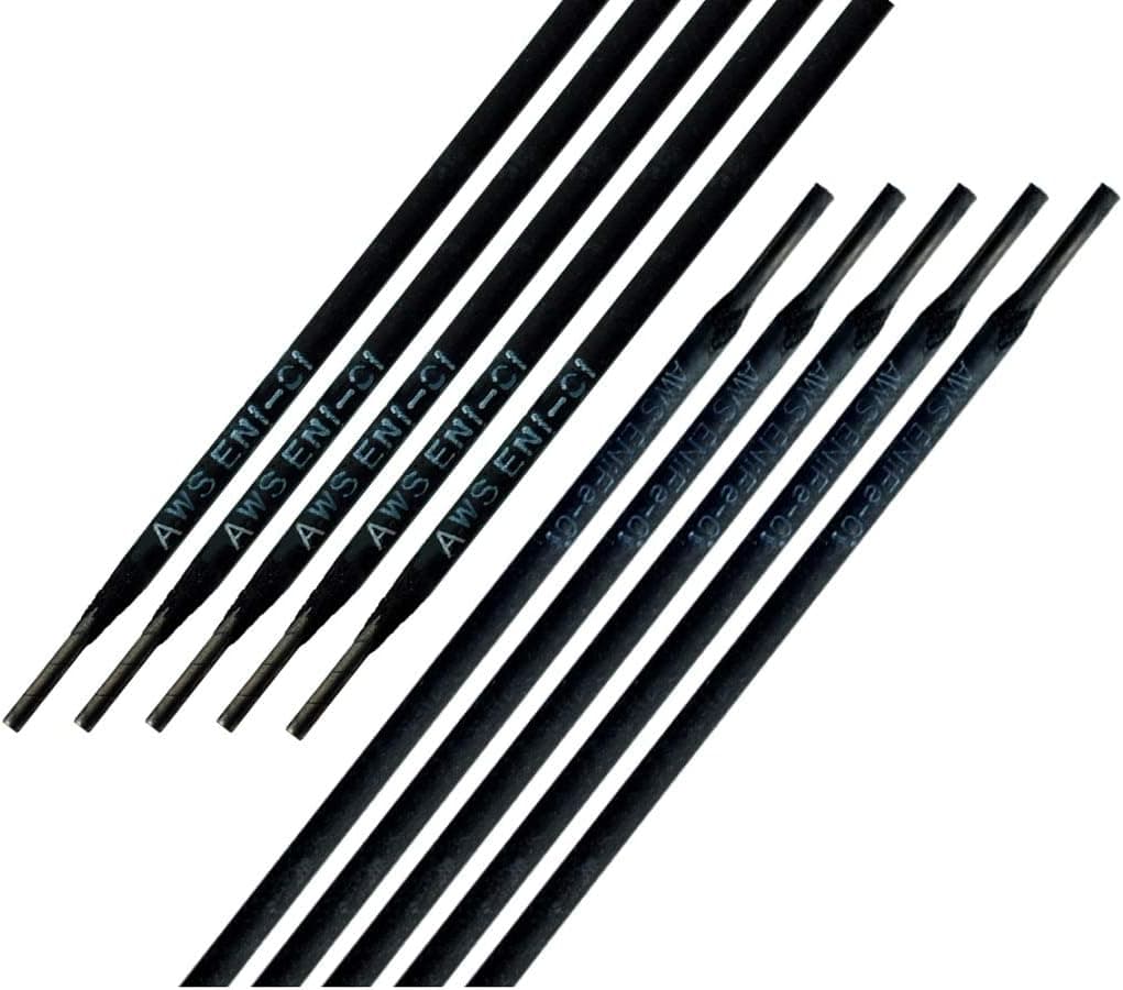 WeldingCity 5-pcs Cast Iron Repair Stick Welding Electrode Rods ENi-C1 (Nickel-99 Ni-99) 1/8"x14" | Pack of 5-pcs