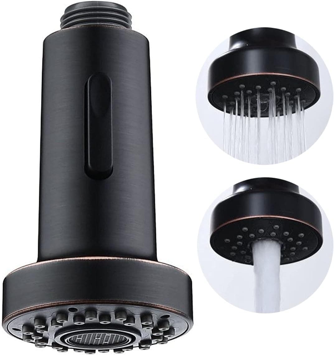 LikeHome Pull Out Spray Head for Pull Down Kitchen Faucet 2 Function Replacement Part for Pull Down Sink in Oil Rubbed Bronze Finish