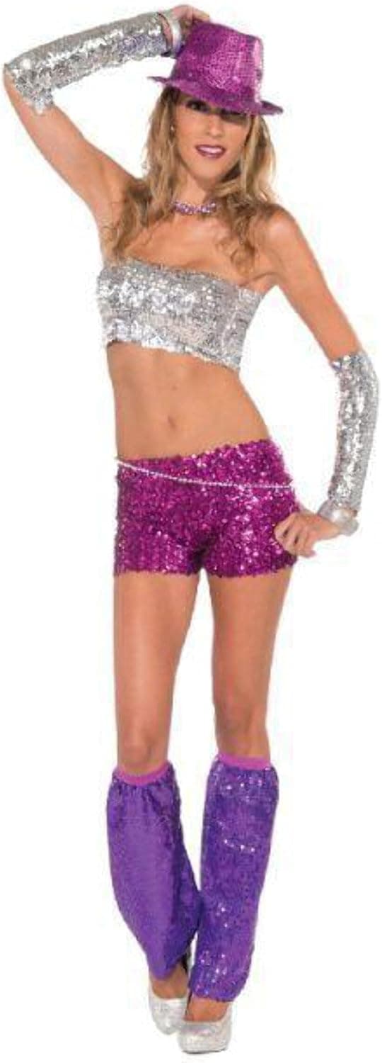 Forum Club Dazzle Sequin Mini-Shorts