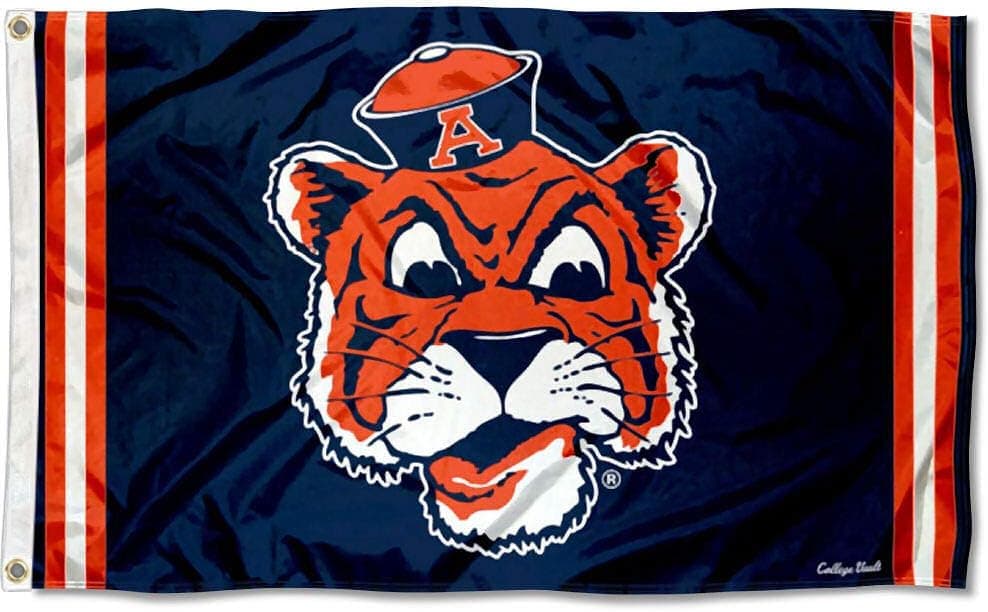 Auburn Vintage Retro Throwback 3x5 Banner Flag