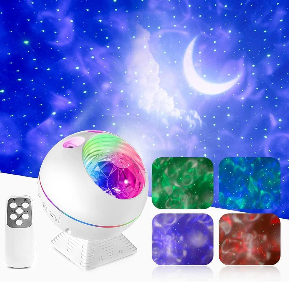GreenSun Star Projector,Galaxy Projector with Remote Control,LED Star Lights with Timing/Voice Control,Multiple Colour Night Light for Party/Car/Bedroom for Baby Kids Adult