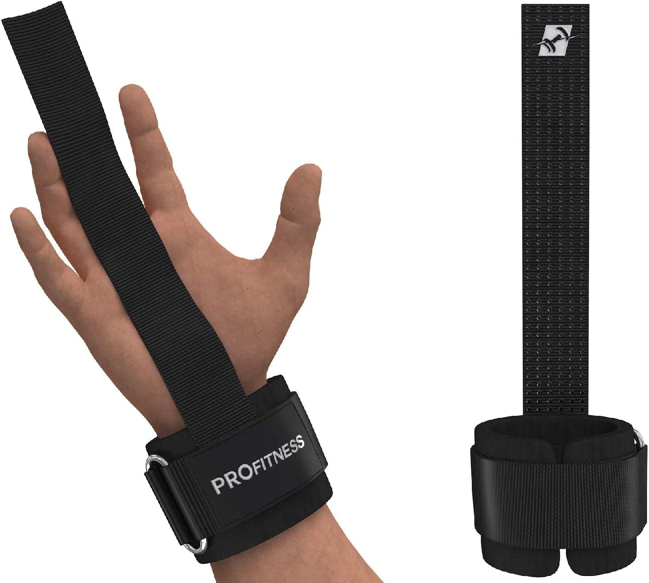 ProFitness Weight Lifting Straps - Weight Lifting Wrist Straps Wraps Grip for Men and Women - Gym Exercise Weightlifting Straps, Deadlift Straps - Workout Straps Lifting Straps for Weightlifting