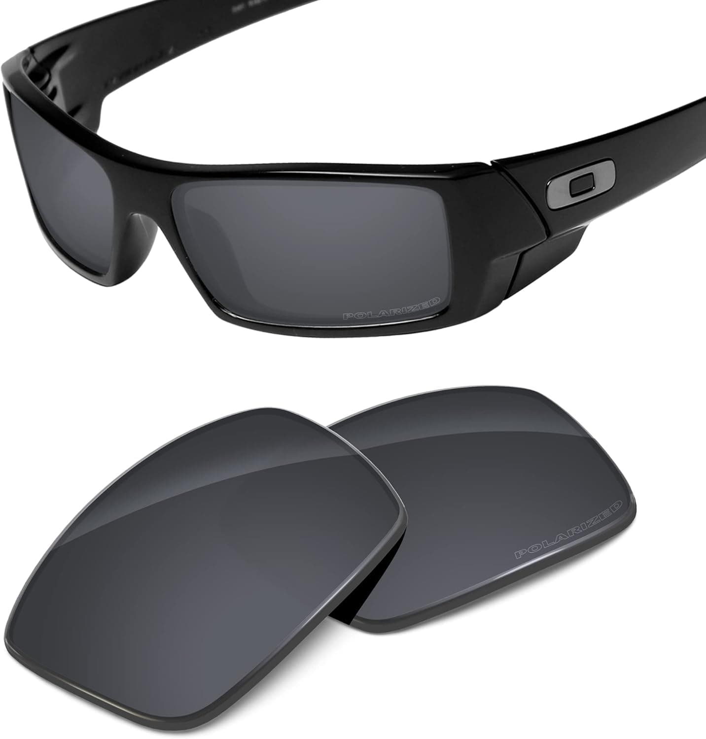 Tintart Performance Replacement Lenses Compatible with Oakley Gascan OO9014 Polarized Etched