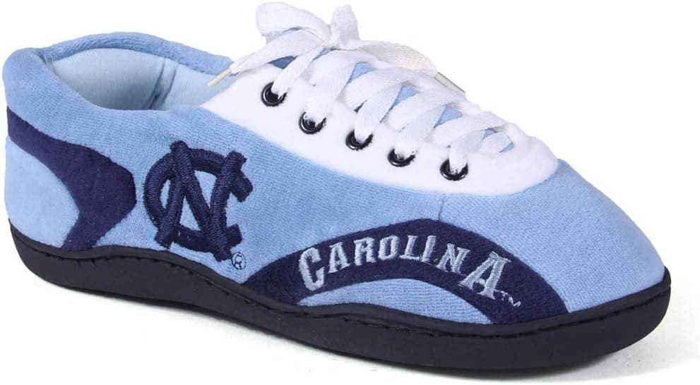 Comfy Feet NCU05-4 - North Carolina Tar Heels - X-Large Mens and Womens All Around Slippers