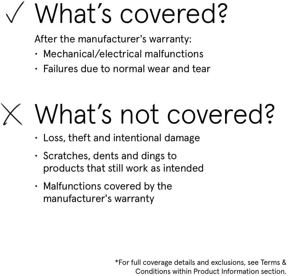 ASURION 3 Year Floorcare Protection Plan ($350 - $399.99)