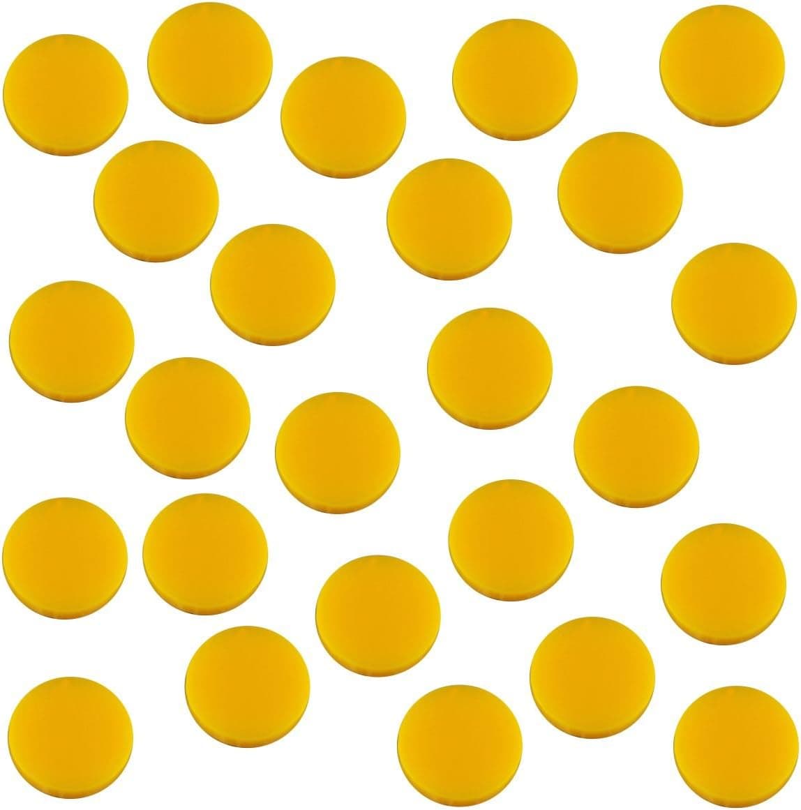 LITKO 18mm Game Tokens | Placeholder | Scoring Tokens | Counting Chips | Set of 25 (Gold)