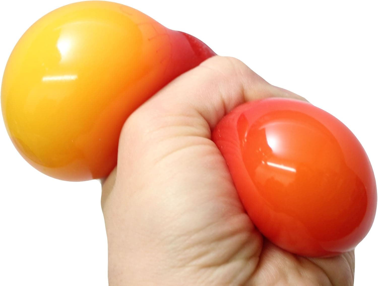 Curious Minds Busy Bags Color Changing Squeeze Stress Ball - Sensory, Fidget Toy- Calming for Students, Adults and Children Office Toy