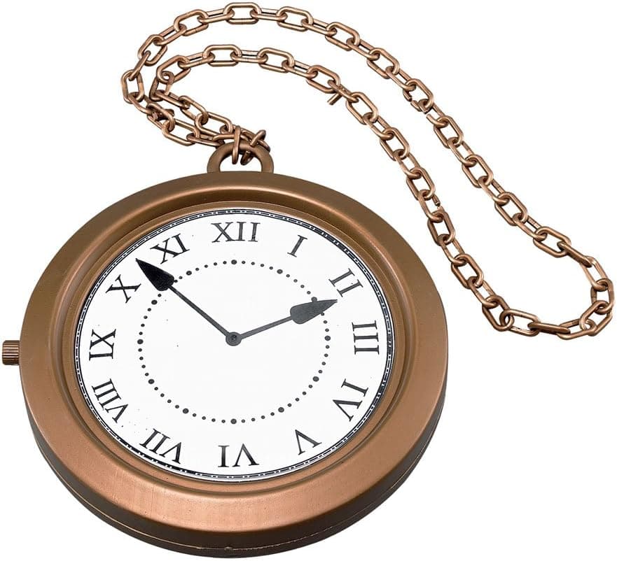 Bristol Novelty BA1019 Jumbo Clock Medallion | Brown Accessory, Multi Coloured, One Size