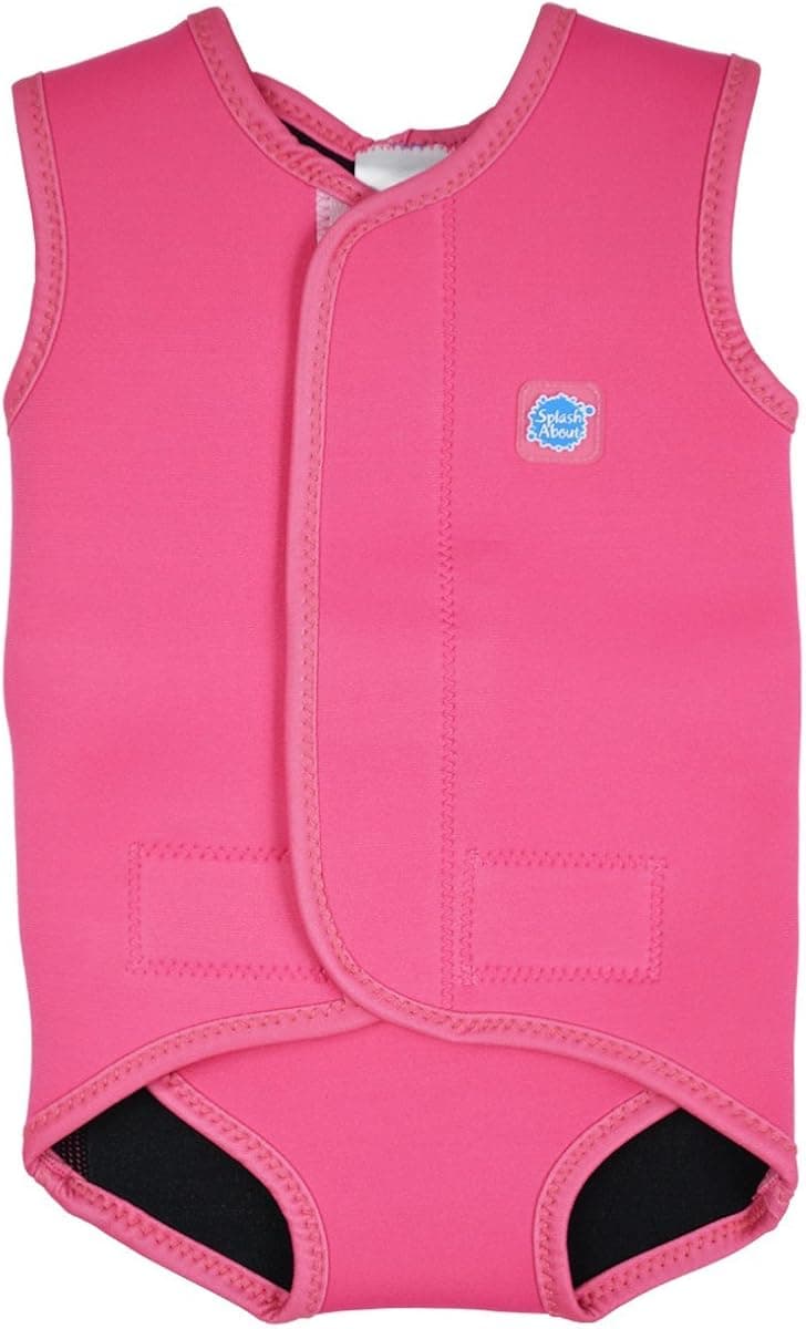 Splash About Baby Wrap Neoprene Wetsuit (Pink Classic, Large)
