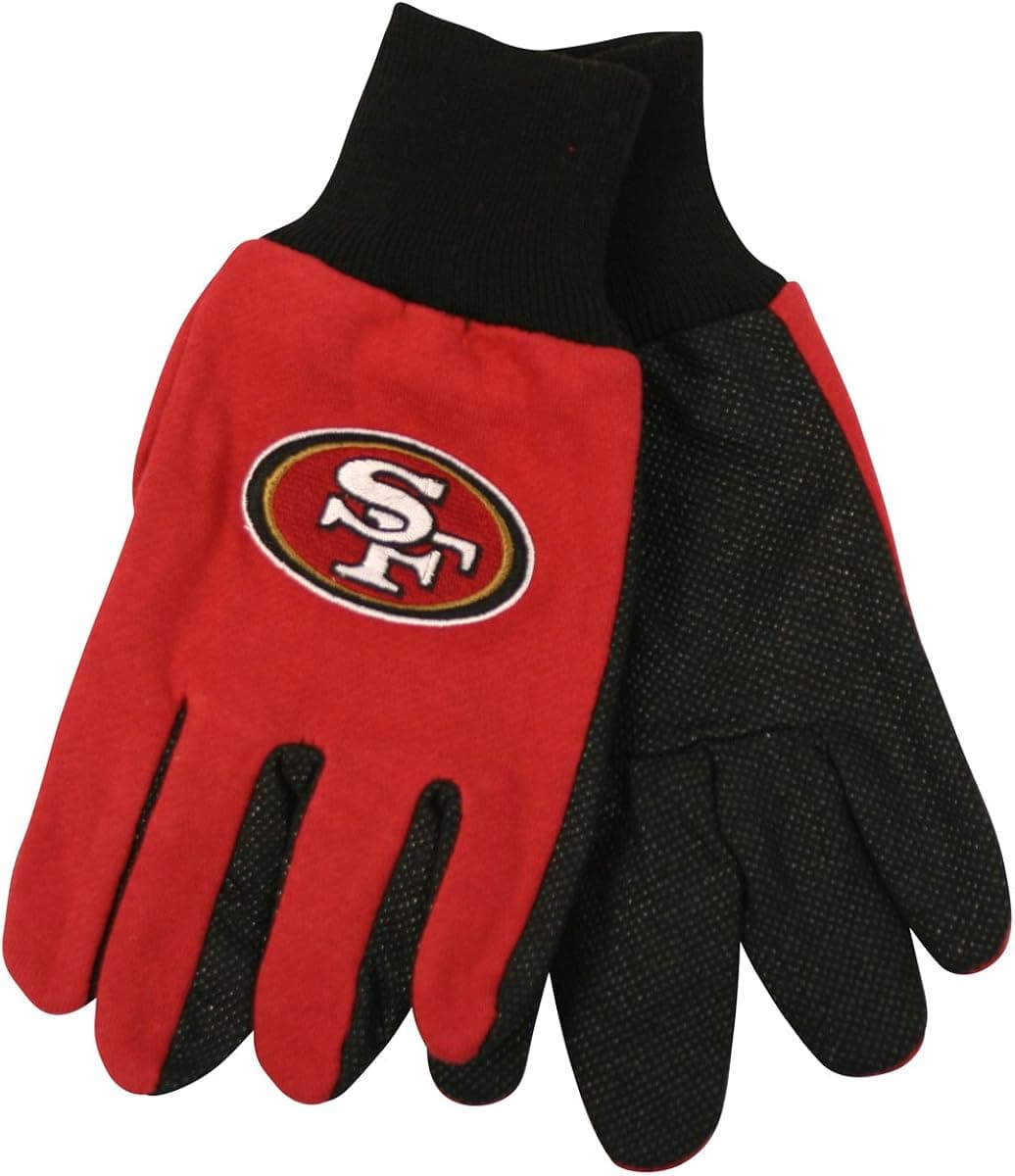 NFL Team Logo Grip Gloves - San Francisco 49ers