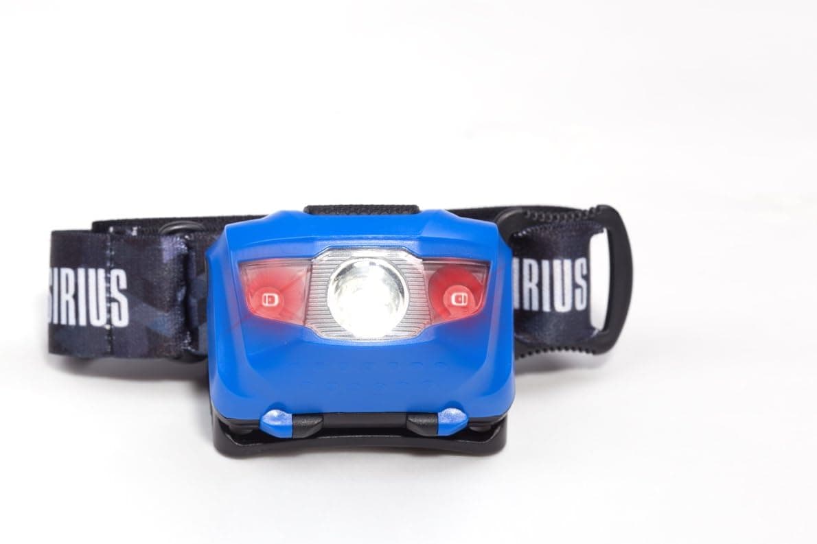 Super Sirius Headlamp Lightweight LED Free Bonus Inclued (Blue)