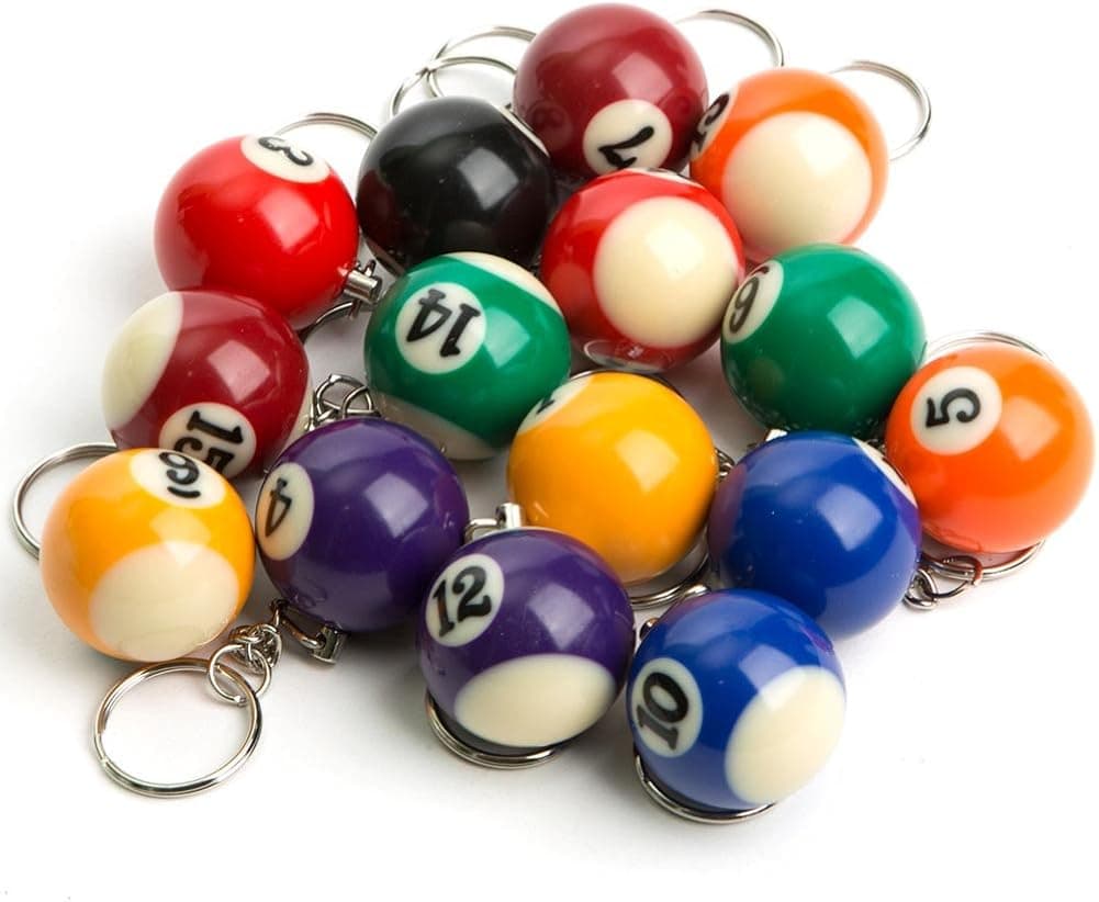Rhode Island Novelty Billiard Ball Keychain