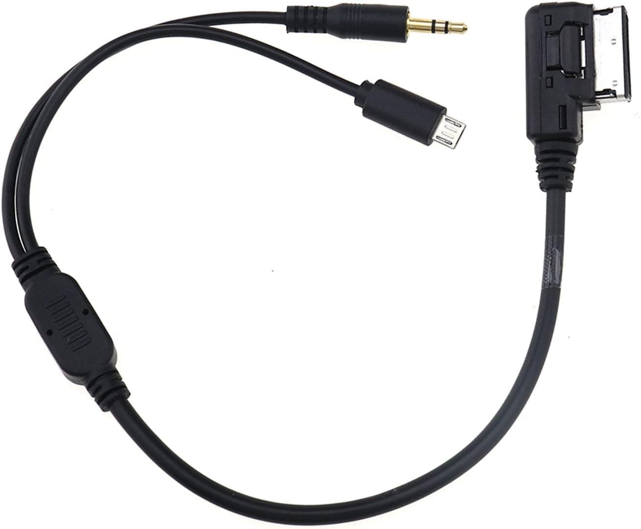 SING F LTD MMI Music Interface Cable Micro USB Charging Adapter 0.14inch Aux Cord Compatible with Audi VW to Android