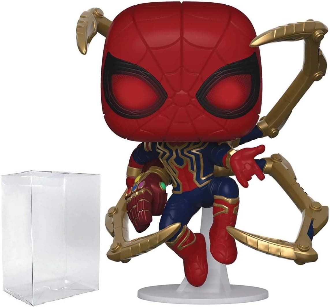 Funko Marvel: Avengers Endgame - Iron Spider with Nano Gauntlet Pop! Vinyl Figure (Includes Compatible Pop Box Protector Case)