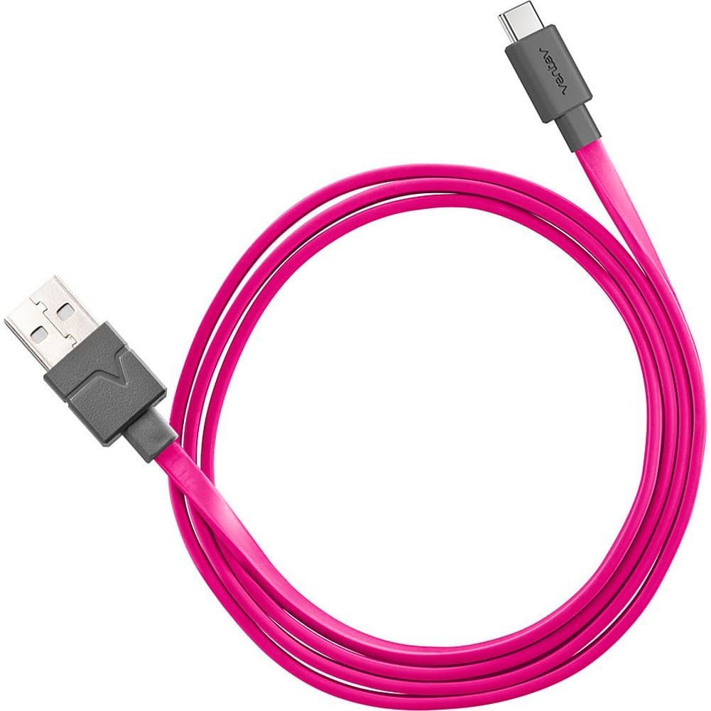 Ventev Charge Sync USB-A to USB-C 2.0 Cable 3.3ft (Pink)