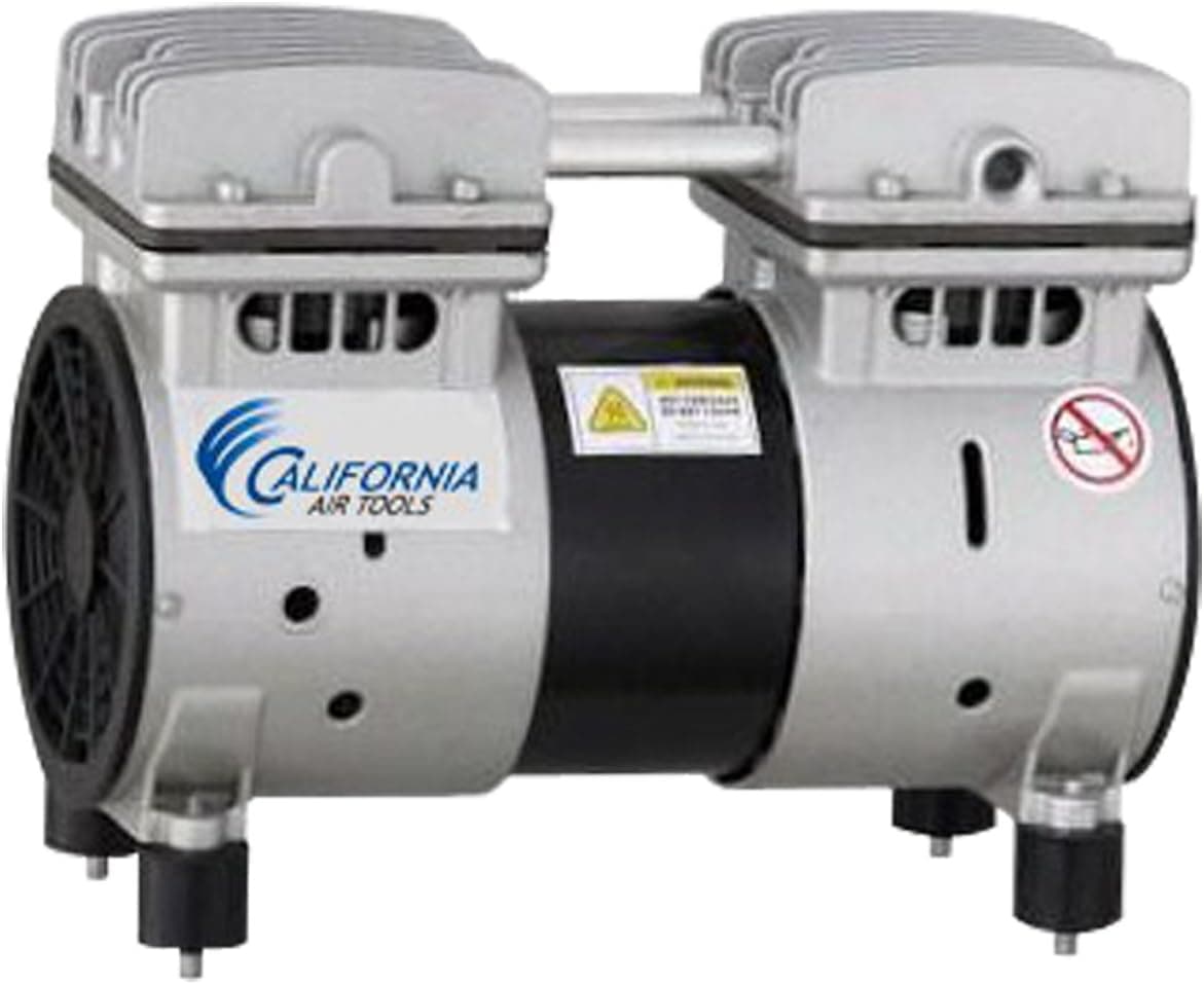 California Air Tools MP100 1.0 HP Ultra Quiet and Oil-Free Air Compressor Pump/Motor