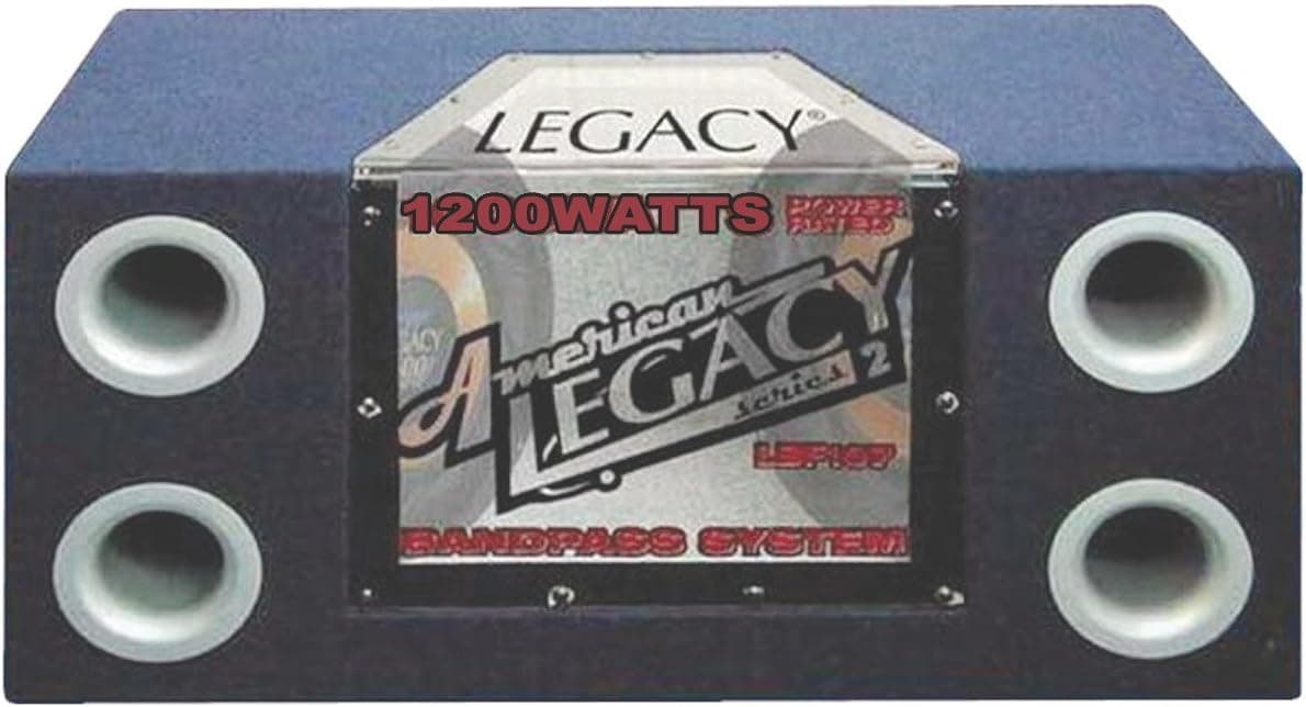 Legacy LBF127 Dual 12-Inch 1200 Watt Bandpass Subwoofer System