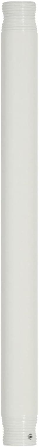 Westinghouse Lighting 7726500 Ceiling Fan Down Rod 18 Inch White/Satin White Finish