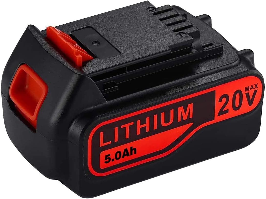 LB2X4020 LBXR20 5.0Ah 20V Lithium-Ion Max Rechargeable Replacement Battery for Black & Decker LBXR20 LBXR20-OPE LB20 LBX20 LBX4020 LB2X4020-OPE Cordless Power Tools (US Stock)