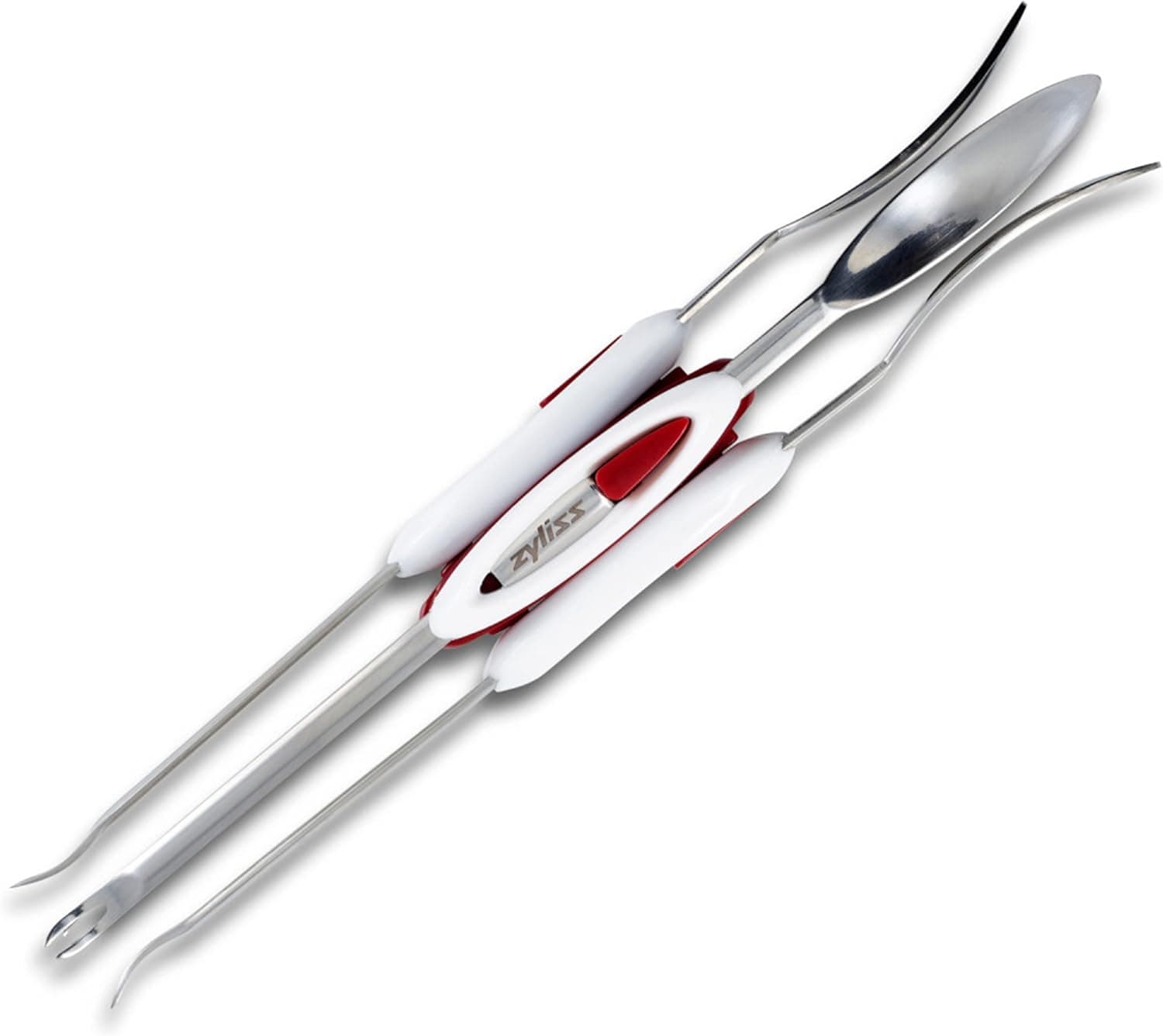 Zyliss Seafood Picks - Seafood Spoon & Fork - Stainless Steel Utensils - Dual-Ended Picks & Seafood Tools - Kitchen Tool & Gadget - Dishwasher Safe - Stainless Steel