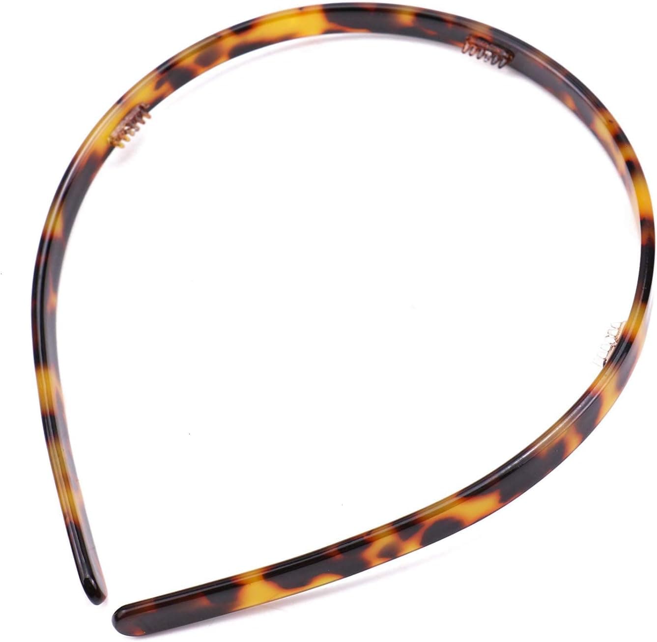 Monrocco Tortoise Shell Headband Celluloid Acetate Flexible Headbands