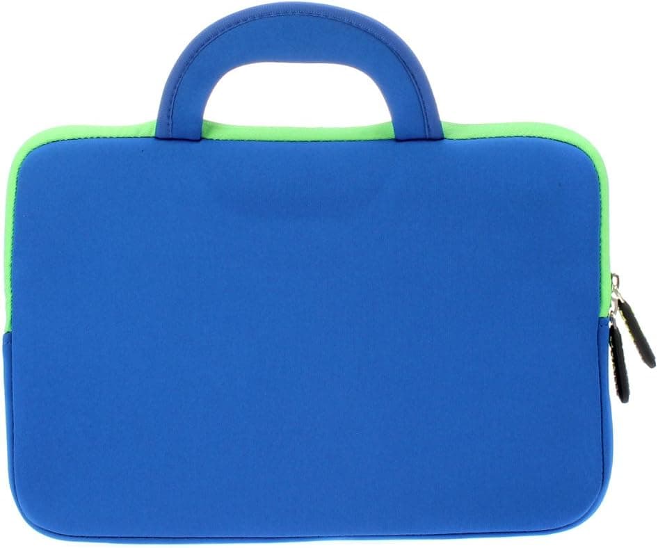 Evecase Samsung 11.6-inch Chromebook 2/3 Neoprene Sleeve Case, Slim Briefcase w/Handle & Accessory Pocket/Ultra Portable Travel Carrying Case Sleeve Portfolio Pouch Cover – Blue