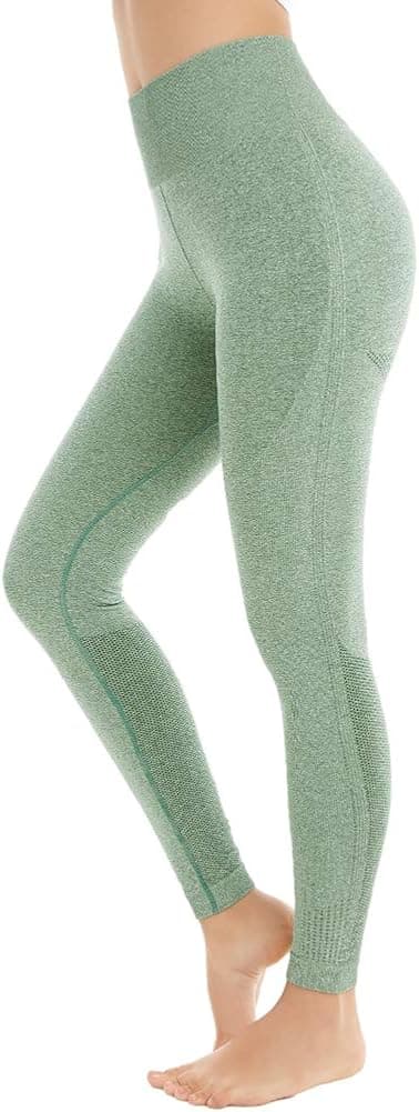 Aoxjox Seamless Leggings for Women High Waisted Ombre Gym Workout Yoga Pants