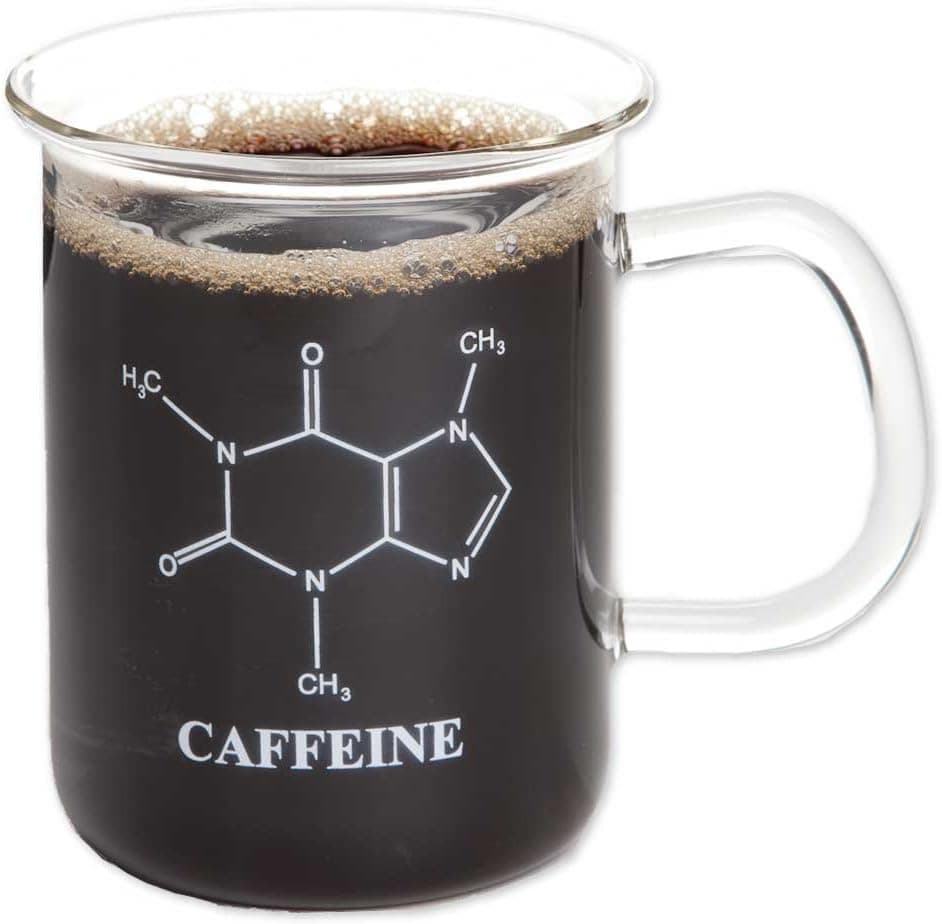 ComputerGear Laboratory Beaker Coffee Mug Caffeine Molecule Science Chemistry