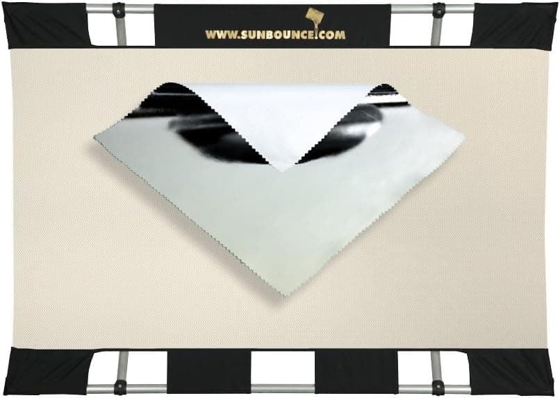 California Sunbounce Mini Kit (3 x 4 Feet) Kit-Reflector Panel Kit with Frame and Carry Bag (Silver/White)
