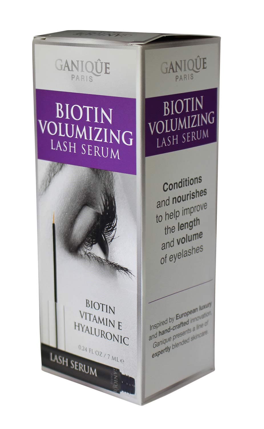 Ganique Paris Biotin Volumizing Biotin Vitamin E Hyaluronic Lash Serum