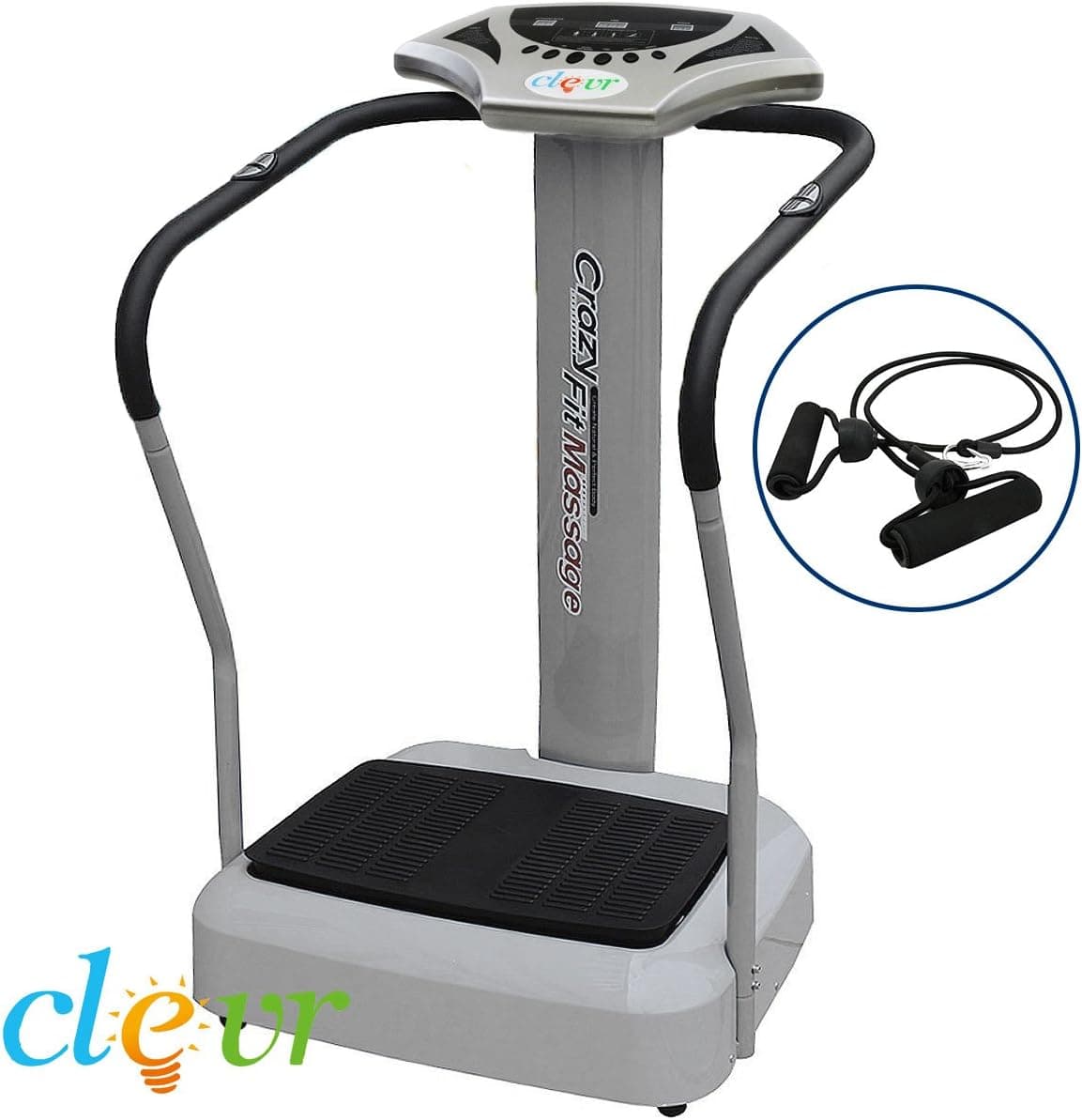 Clevr 1000w Crazy Fit Pro Vibration Massage Fitness Exercise Machine Vibe Plate Platform